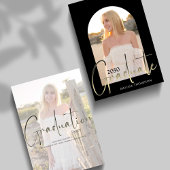 Invitation Arche photo design noir et blanc