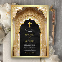 Arche religieuse royale en or Christianisme Mariag