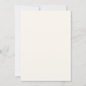 Invitation Arche romantique (Dos)