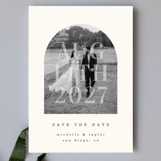 Invitation Arche romantique