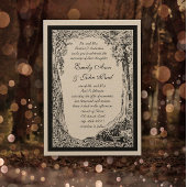 Invitation Arche romantique Vintage Forêt