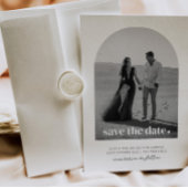 Invitation Arched Save The Date Cœur