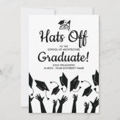 Invitation Architecte Casquettes de la Grad Photo Party (Devant)