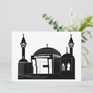Invitation Architecture de mosquée minimaliste en ligne
