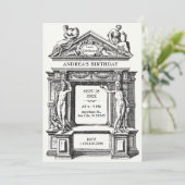 Invitation Architecture grecque romaine antique (Debout devant)