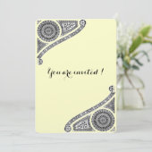 Invitation ARCHITECTURE RENAISSANCE, Noir, Métalisé Argent (Debout devant)