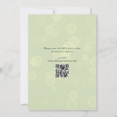 Invitation Arcs Bouquets Fleur Fleurir Bar Vert Lancement de  (Dos)