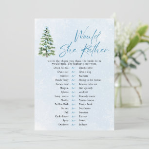 Invitation Arcs de Noël Préférerait-Elle plutôt Jeu de Baby S