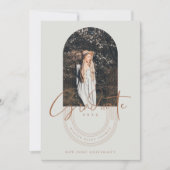 Invitation Arcs géométriques modernes gradués Photo (Devant)