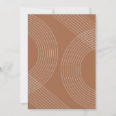 Invitation Arcs géométriques modernes gradués Photo (Dos)