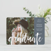 Invitation Ardoise | Partie de graduation de superposition es (Debout devant)