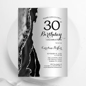 Invitation Argent Black Agate 30e anniversaire