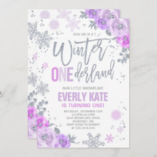 Invitation Argent de lilas d'invitation d'anniversaire