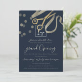 INVITATION ARGENT DE PEARL GRIS RIBBON COUPANT GRAND OUVERTUR (Debout devant)