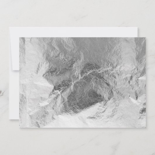 Invitation Argent Dinosaur Roar Photo Anniversaire (Dos)