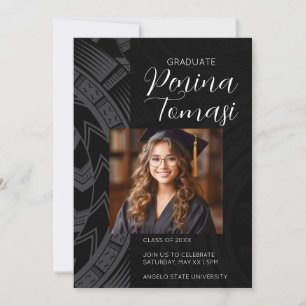 Invitation Argent et noir