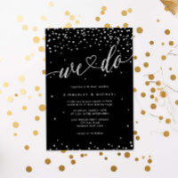 Argent et Parties scintillant noire Étincelle Nous