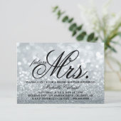 Invitation - Argent Parties scintillant Fab Douche (Debout devant)