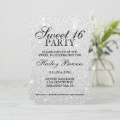 Invitation - Argent Parties scintillant Fab Sweet (Debout devant)