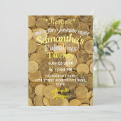 Invitation Argent Tropical  (Debout devant)