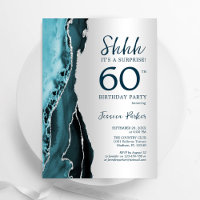 Argent Turquoise Agate Surprise 60e anniversaire