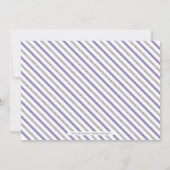 Invitation Argentée | Fille, Baby shower de typographie moder (Dos)