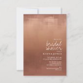 Invitation Argile de Fête des mariées de réflexion aquarelle  (Devant)