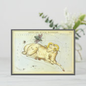 Invitation Aries Ram, Constellation Vintage, Miroir d'Uranie (Debout devant)