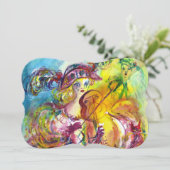 Invitation ARLECCHINA VIOLINIST Mardi Gras Masquerade Party (Debout devant)