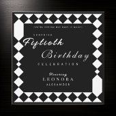 Invitation Arlequin Adulte N'IMPORTE QUELLE Surprise fête d'a