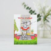 Invitation Arlequin Great Dane SPIT (Debout devant)