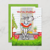 Invitation Arlequin Great Dane SPIT (Devant / Derrière)