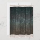 Invitation ARME À FEU OU PAILLETTES Réception de Révélation d (Dos)