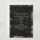 Invitation Armée du Seigneur, Camo de la Bible (Dos)