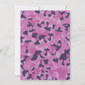 INVITATION ARMÉE SOLDIER TROOP DE LA FILLE TANK FÊTE INVITATI (Dos)