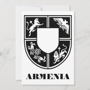 Invitation Armenian State Emblem Art Contemporain