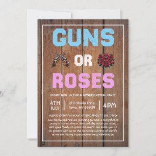 Invitation Armes occidentales ou révélations Roses sur le gen