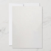 Invitation Armoiries avec Mariage d'anémones rouge et blanc (Dos)