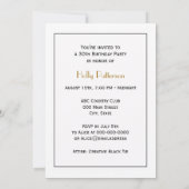 Invitation Armoiries en couleur héraldique de palmier (Dos)