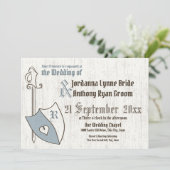 Invitation Armoiries Mariages Renaissance (Debout devant)