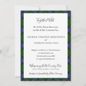 Invitation Armstrong Clan Tartan Scottish Plaid (Devant)