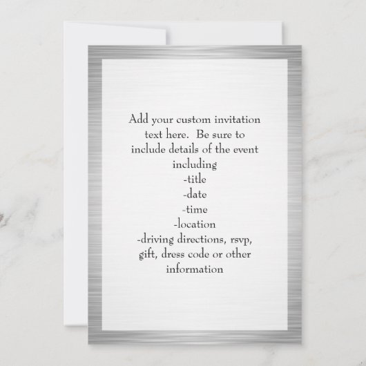 Invitation Armure d'invitation de Dieu (Dos)