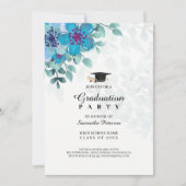 Invitation Arrangement bleu (Devant)