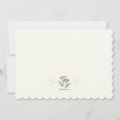 Invitation Arrangement Fleurs Sauvages (Dos)