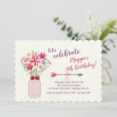 Invitation Arrangement Fleurs Sauvages (Debout devant)