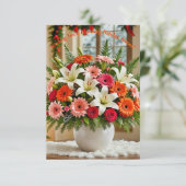 Invitation Arrangement floral (Debout devant)