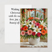 Invitation Arrangement floral (Devant / Derrière)
