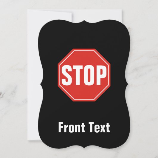 INVITATION ARRÊTER LE SIGNE (Devant)