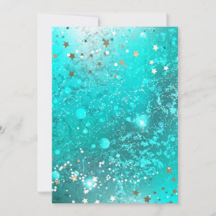 Invitation Arrière - plan à huile Turquoise de la menthe