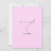 Invitation Arrière - plan à thème de Bokeh rose moderne (Dos)